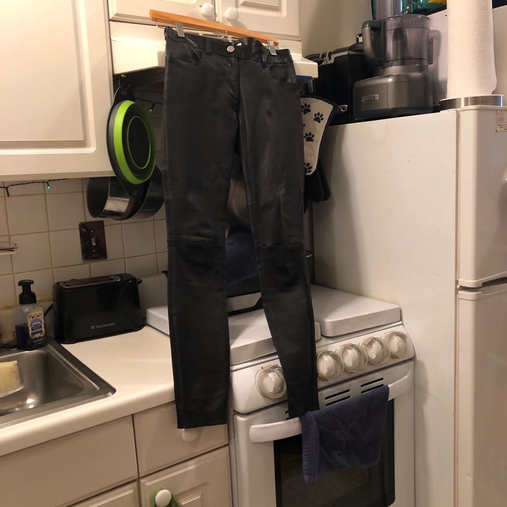 Balenciaga Leather Skinny Pants sz 36/US sz 4